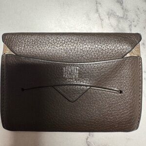 Moynat  Brown Leather Key & Card Holder
